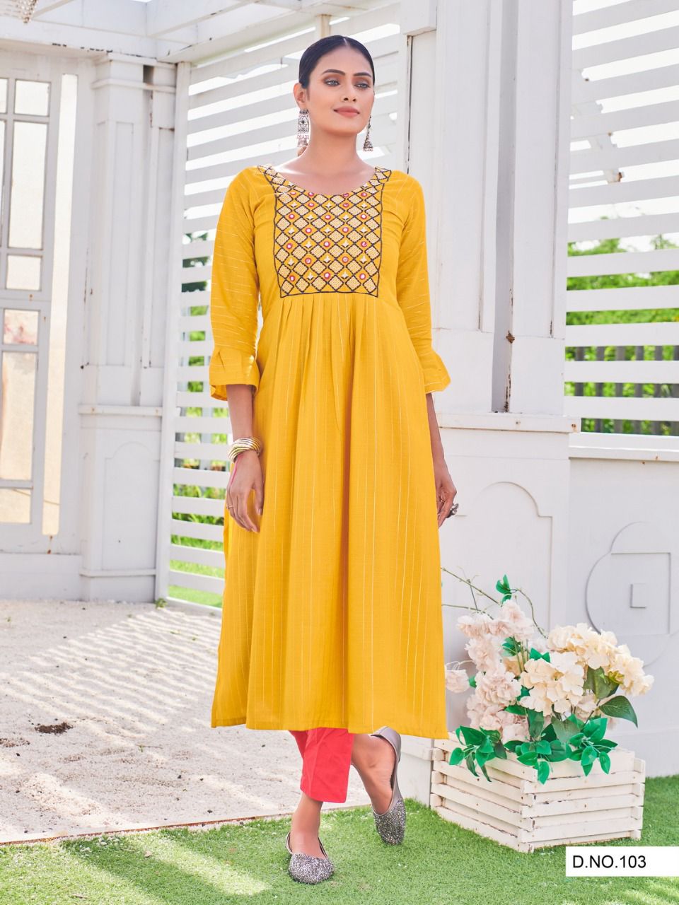 Golden Dairies 2 Festive Wear Embroidery Latest Designer Kurti Collection